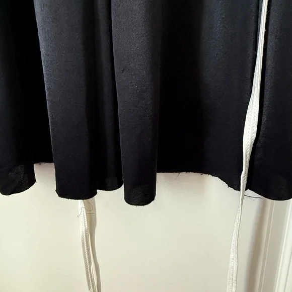 Curtain Call Dance Costumes wide leg jumpsuit Black / White Size Child Large